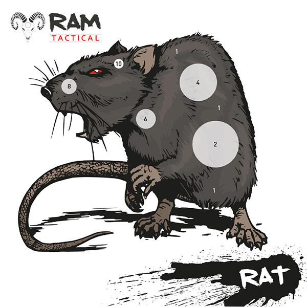 RAT XL paper Target 17x17cm / 50 stuks -3486-a